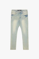 VALABASAS- MR. FLEX" VINTAGE WASH 4 WAY STRETCH SKINNY JEAN